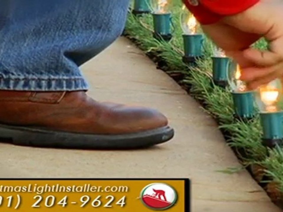 Christmas Light Installation in Denton