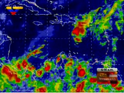 Precipitaciones de moderadas se esperan este viernes en gran parte del pais