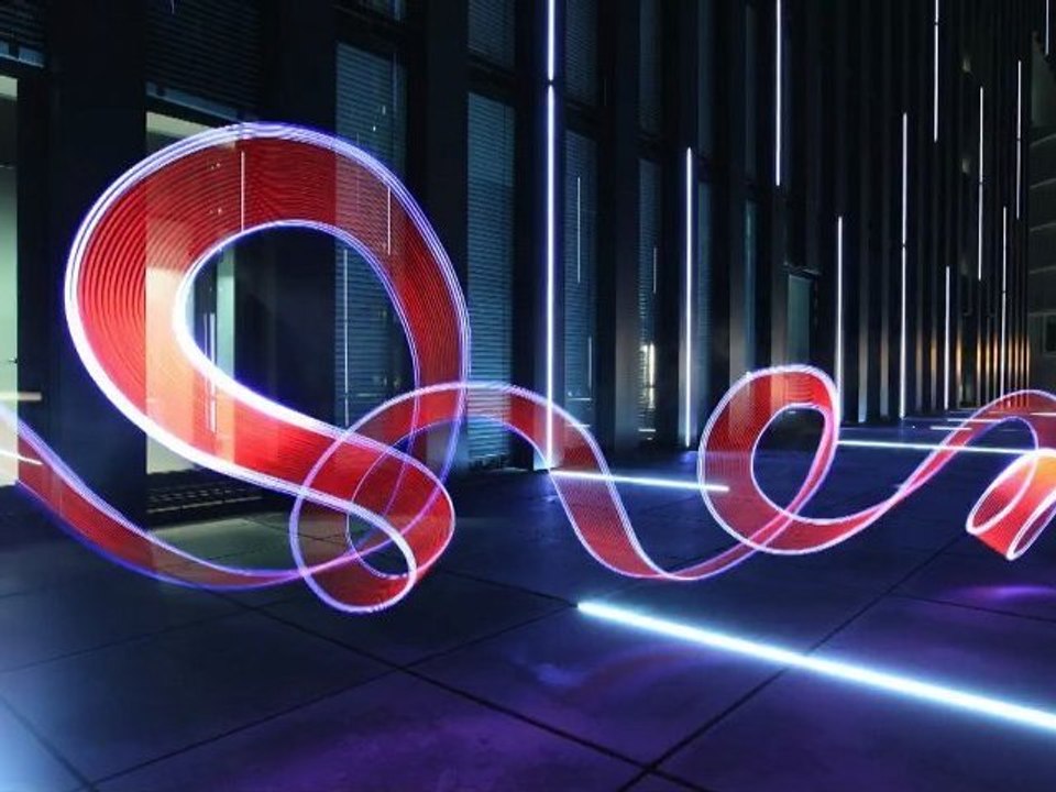 1800 FÜR Dich  - Light Painting Video