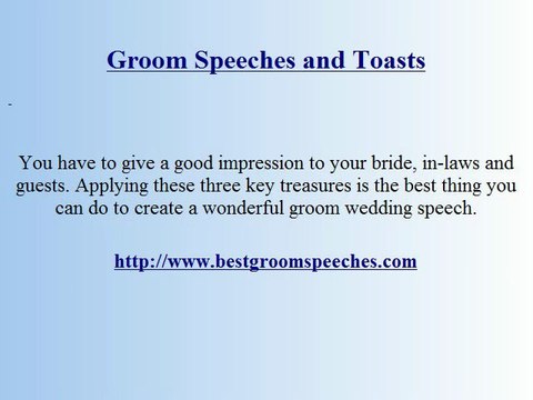 A List of Groom Speech Examples – Things to Learn
