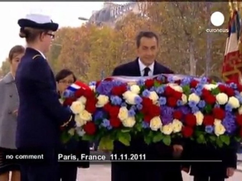 Armistice ceremony in Paris - no comment