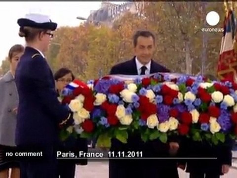 Armistice ceremony in Paris - no comment