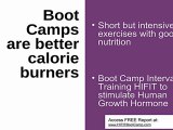 Why boot camps are better calorie burners?