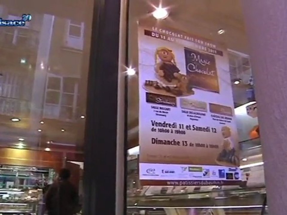 Salon du chocolat: les pâtissiers se préparent! (Strasbourg)
