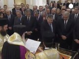 Papademos sworn-in as new Greek prime minister