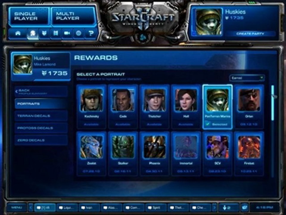 SC2 : Nouvel avatar (Blizzcon)