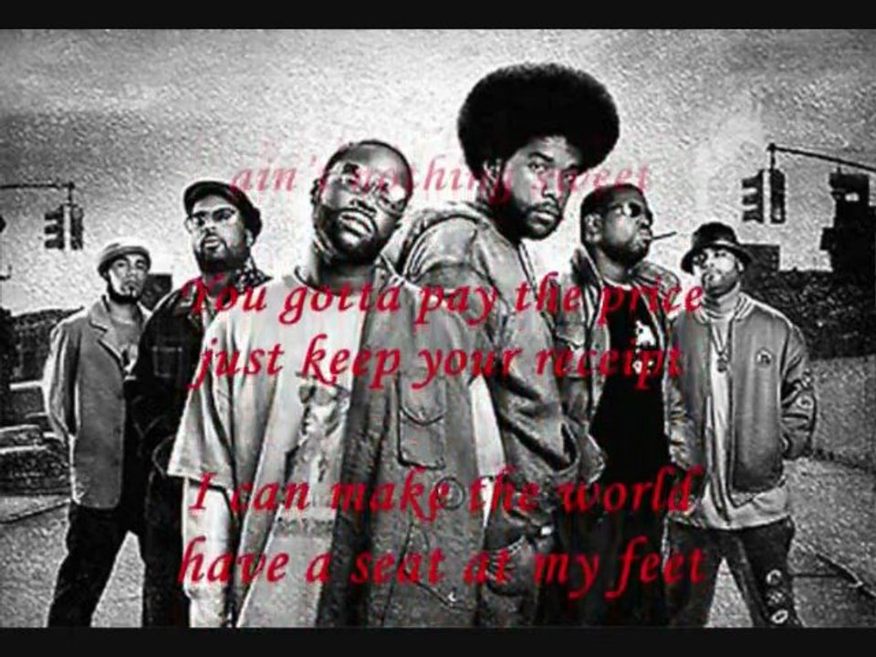 Betty Wright & The Roots ft. Lil Wayne - Grapes on a Vine (Lyrics on Screen)