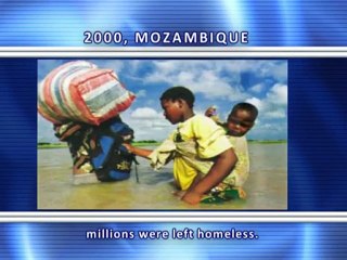 The floods caused by severe rains are one of the portents of the end times