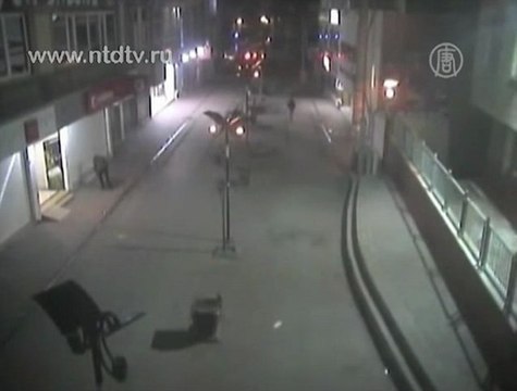 Кадры первых секунд землетрясения в Турции