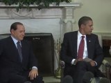 obama & berlusconi duet -  last press conference 2009