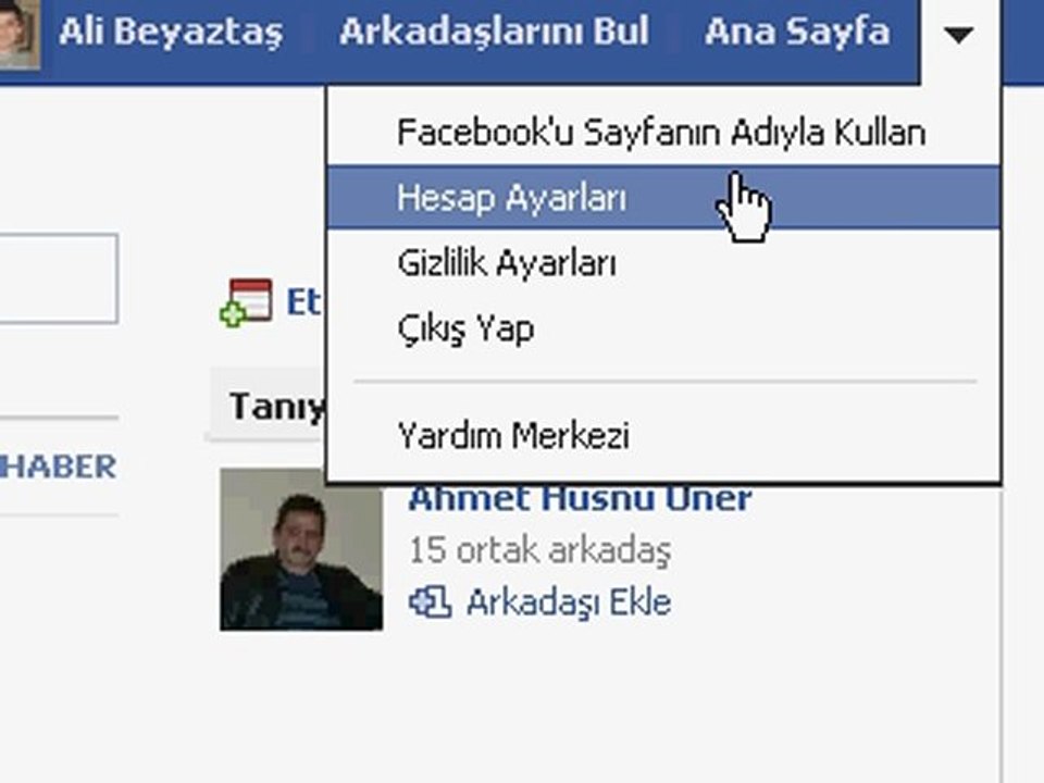 facebook şifre değiştirme