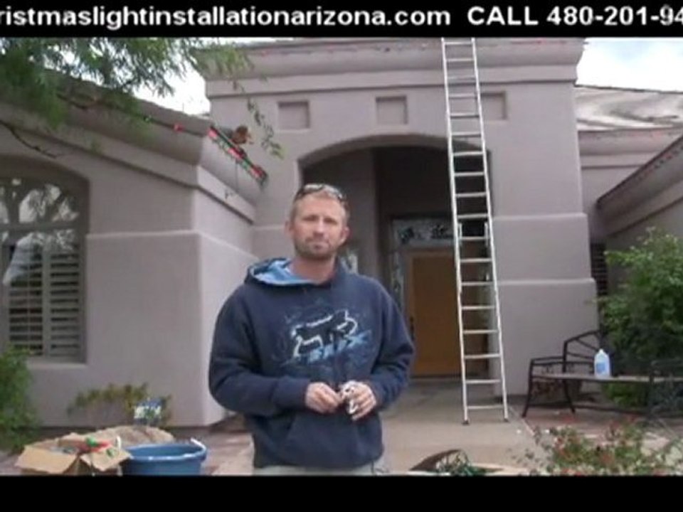 Christmas light installation Gilbert Arizona | 480-201-9421