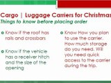Luggage Carriers | Cargo Carriers for Christmas Travel