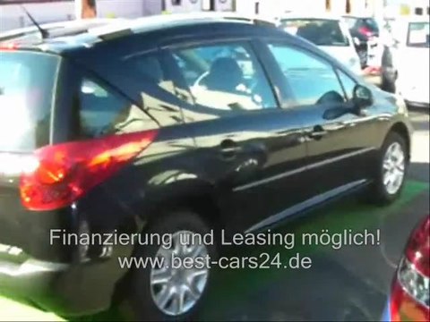 Peugeot 207 SW EU-Fahrzeug aus 2011 in Schwarz