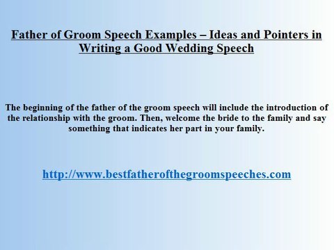 Wedding Speeches for the Father of the Groom - Special Tips for You