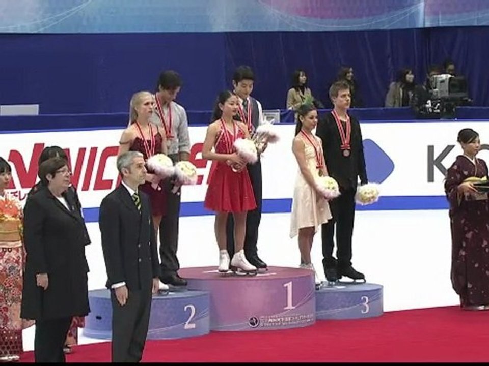 NHK Trophy 2011 Dance Awards Ceremony