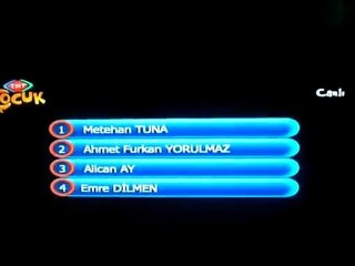 METEHAN TRT ÇOCUK 'TA