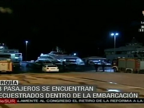 Fuerzas turcas localizan barco secuestrado