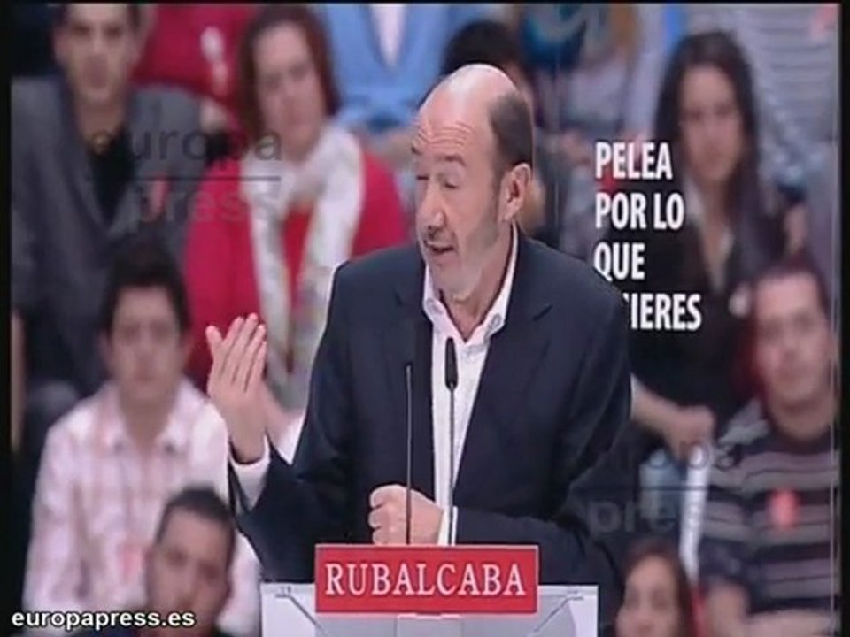 Rubalcaba: "El PP no quiere que haya campaña"