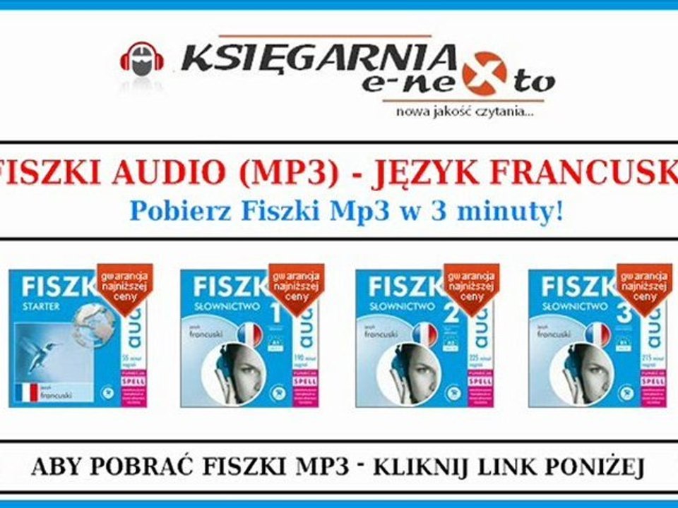 FRANCUSKI FISZKI AUDIO (Mp3) - Nauka słówek (Słownictwo, Czasowniki, Starter)