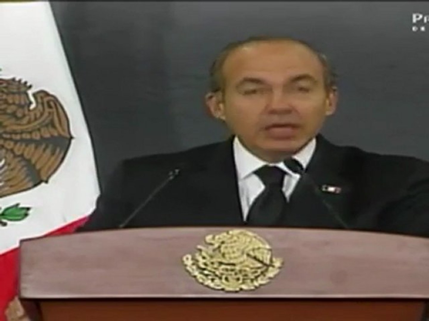 Calderón: caída del helicóptero parece accidente