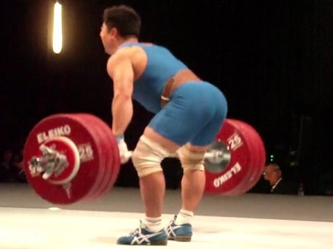World Weightlifting Championships - M77kgB - Kum Chol PANG - Clean & Jerk 1 - 190kgA