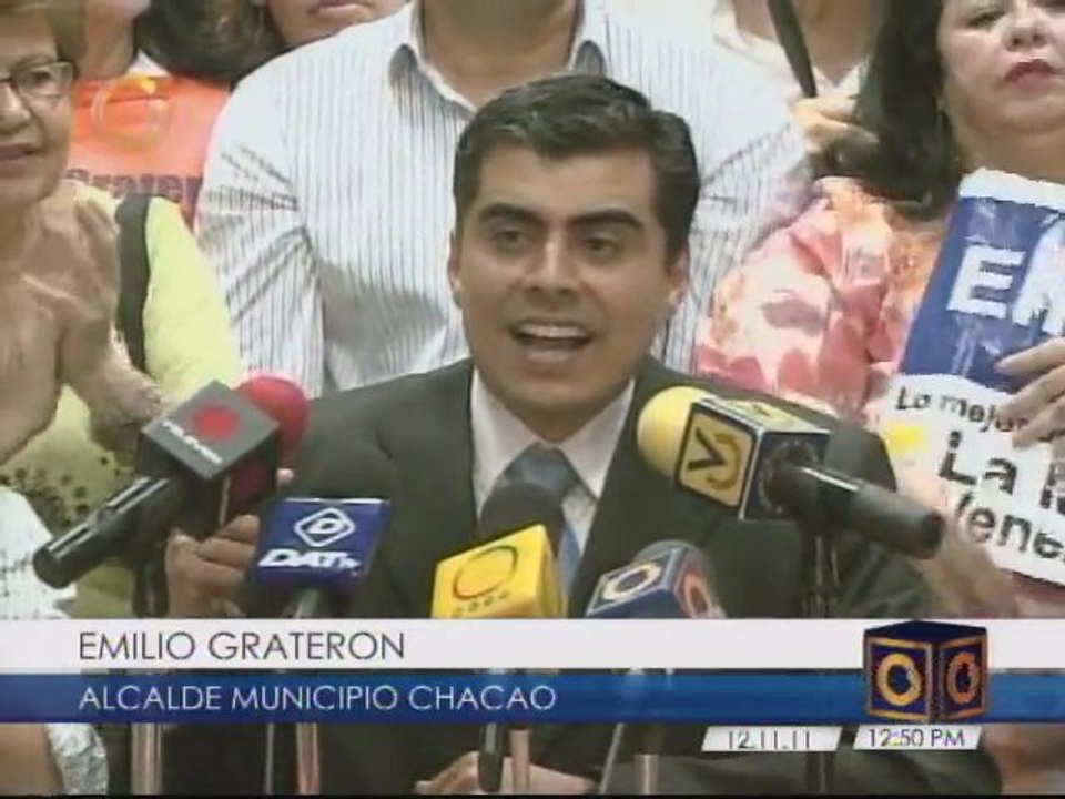 Emilio Graterón quiere repetir en Chacao