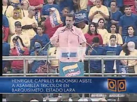 Capriles: Nosotros creemos en un Estado orientador y no controlador