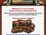 Review Choose Income System.. how make $500 in a day with choose income