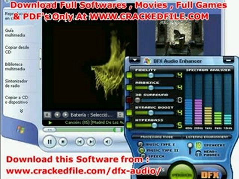 Download DFX Audio Enhancer Full Version with keygen CORE