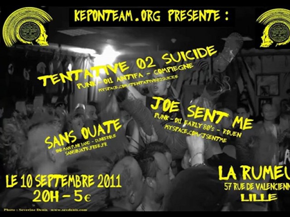 Concert keponteam.org. du 10 sept. 2011, à la Rumeur, à Lille (Photos).