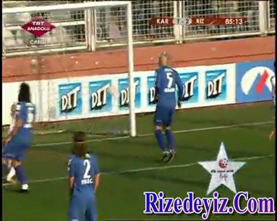 Çaykurrizespor 2 - 1 Kartalspor