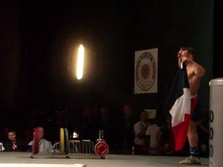 World Weightlifting Championships - M85kgA - Benjamin HENNEQUIN - Célébration