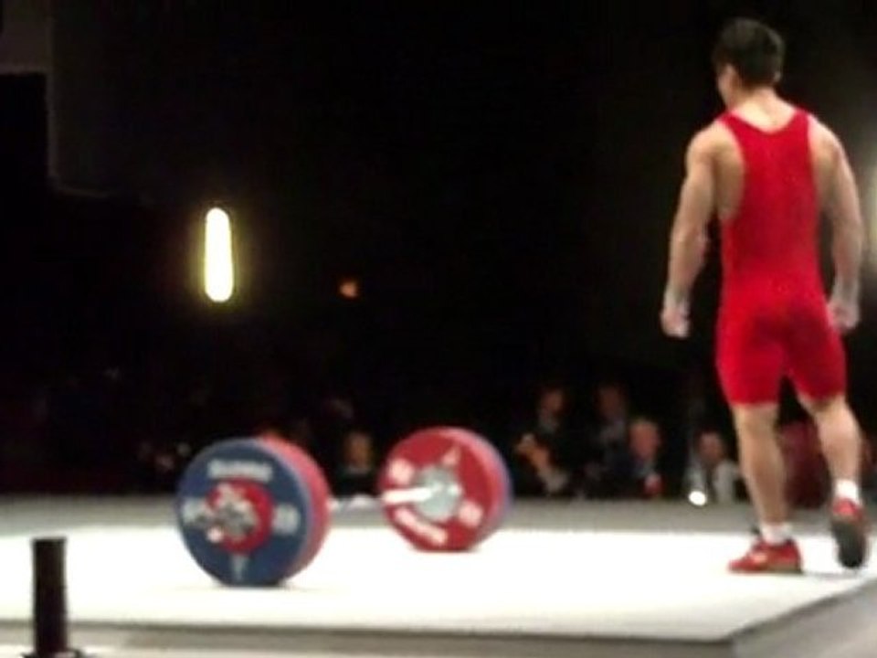 World Weightlifting Championships - M77kgA - World Champion at Snatch and Total Xiaojun LU - Snatch 3 - 170kgA