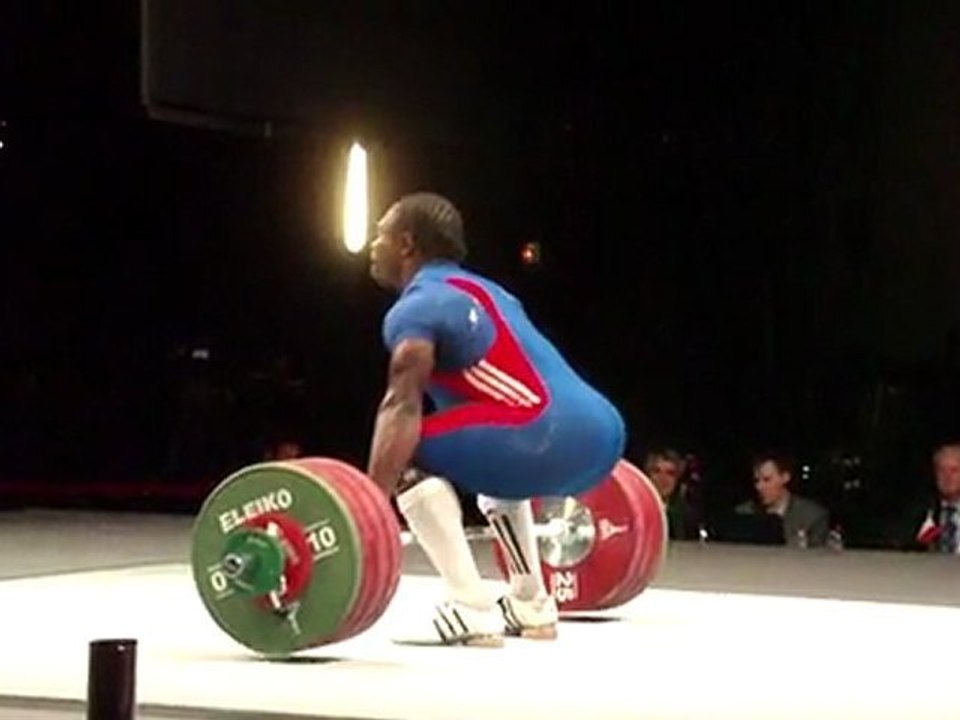 World Weightlifting Championships - M94kgB - David MATAM MATAM - Clean and Jerk 2 - 202kg
