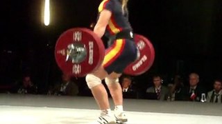 World Weightlifting Championships - W-75kgA - Lidia VALENTIN - Snatch 3 - 120kg