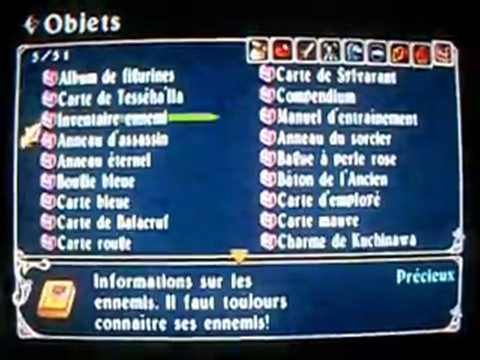Tales Of Symphonia BONUS: Inventaire Ennemi à 100%