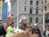 Joan Baez sings at Occupy Wall Street