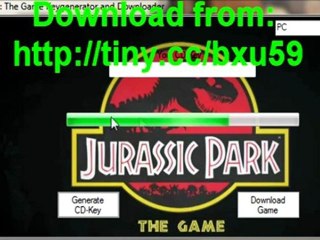 Jurassic Park the game 2011 download for free! Free CD-Keys from my Keygen.