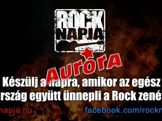 Vigi, az Aurora frontembere ajánlja a Rock Napja rendezvényt