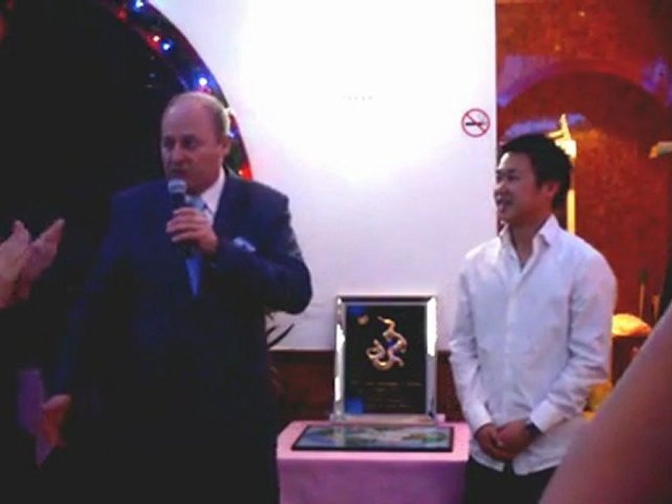 Dragon d'or Etoile de St Malo 21 décembre 2009 par Eric Duluc Fédération Internationale du Tourisme