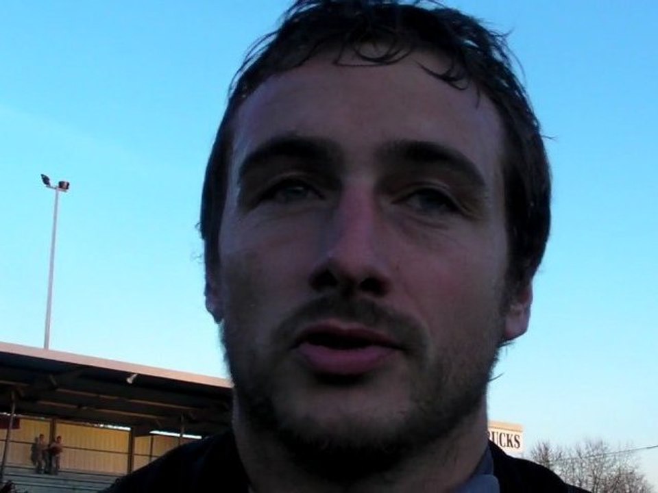 Rugby Federale 1 - Mathieu Chabaud reagit apres USB - Châteaurenard