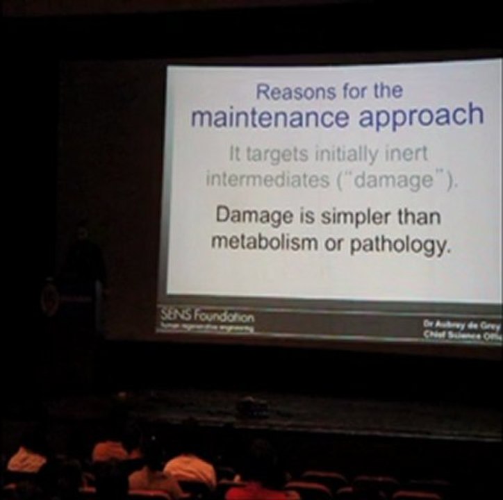 Aubrey de Grey on Aging at Johns Hopkins: Part 1 of 2