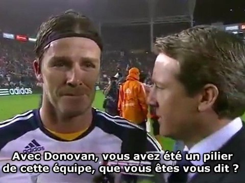 Beckham remporte la MLS et évoque son avenir !