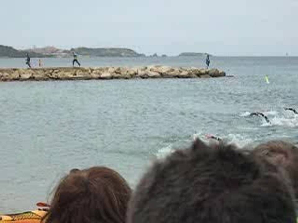 Arrivée triathlon six-four