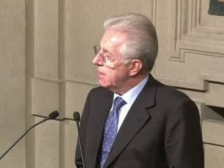 Mario Monti nommé à la tête du gouvernement italien