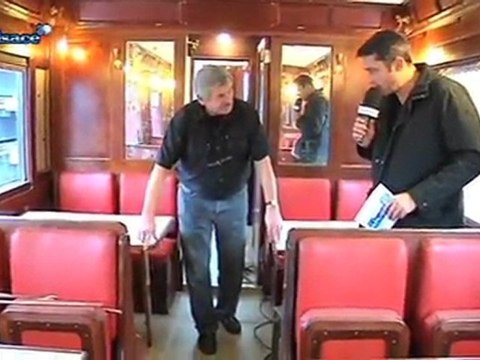 Visite dans un wagon de l'Orient Express!