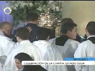 Pablo Perez y Enrique Capriles en la Bajada de la Chinita 2011