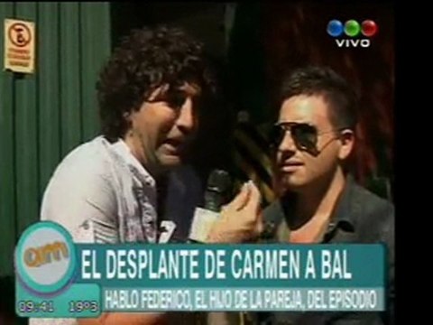 Pronto.com.ar Federico Bal sobre reconciliación de Carmen