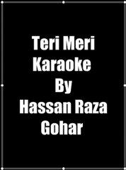 Teri Meri Karaoke By Hassan Raza Gohar
